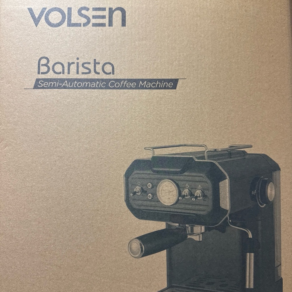 Brand new Volsen Barista Semi-Automatic Espresso Coffee Machine